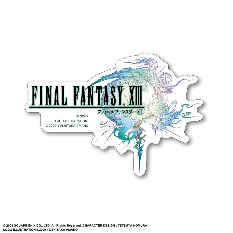 ファイナルファンタジーXIII_ロゴステッカー | ファイナルファンタジー