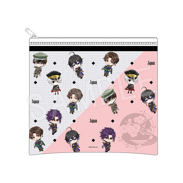 千銃士R_クリアポーチ 日本