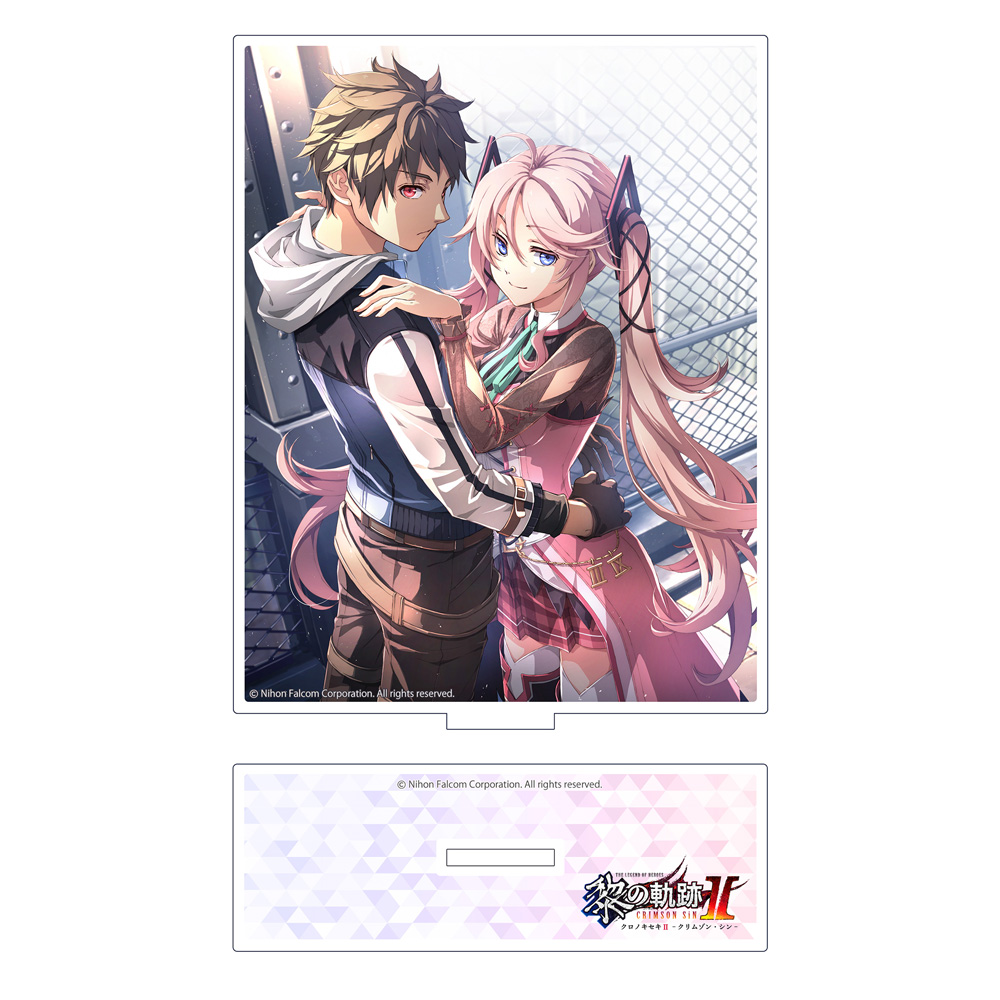 英雄伝説 黎の軌跡II WonderGOO特典 アクリルスタンド/クリアファイル 英雄伝説 黎の軌跡II -CRIMSON SiN- WonderGOO限定セット