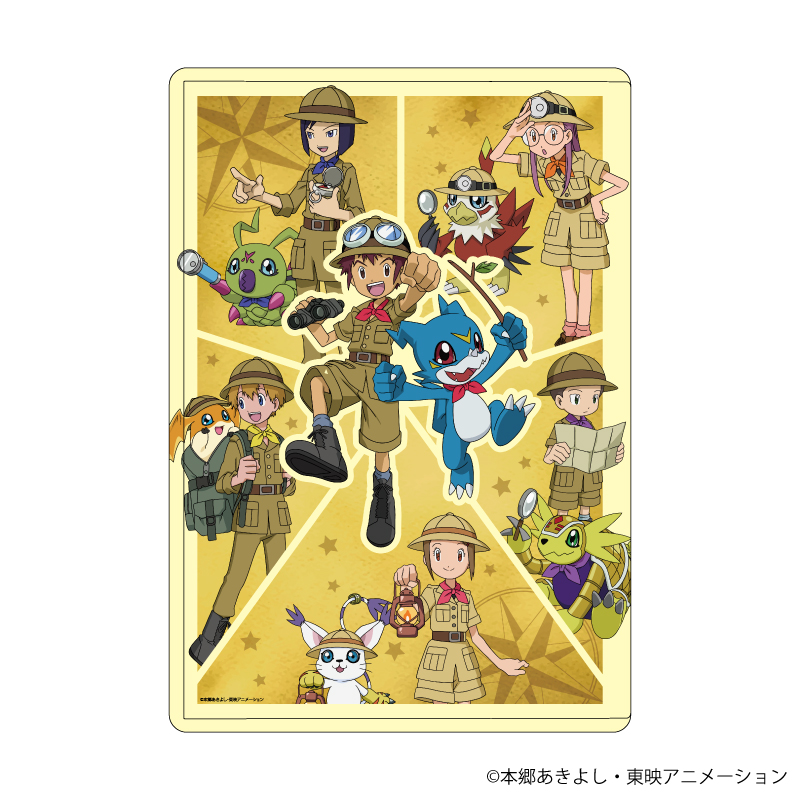デジモン　アクリルdeカード　クロスウォーズ　アドベンチャー　02 デジモンアドベンチャー02】アクリルロゴスタンド デジモン