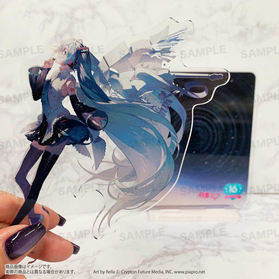 初音ミク 16周年記念 等身大タペストリー Rella 16th ボーカロイド マ*ム様 初音ミク 16周年記念 等身大タペストリー Rella 16th