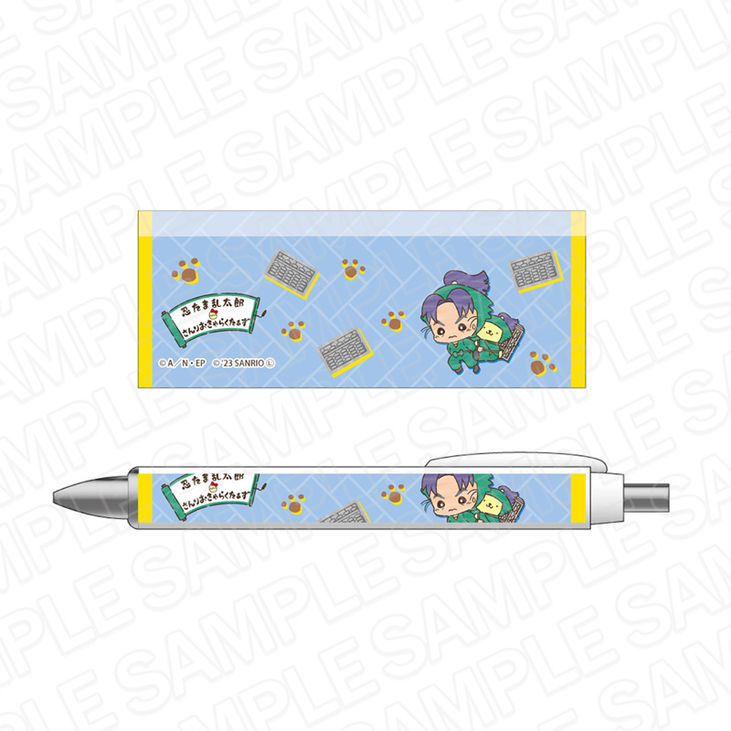 忍たま乱太郎×サンリオキャラクターズ_ボールペン 潮江文次郎×ポムポムプリン