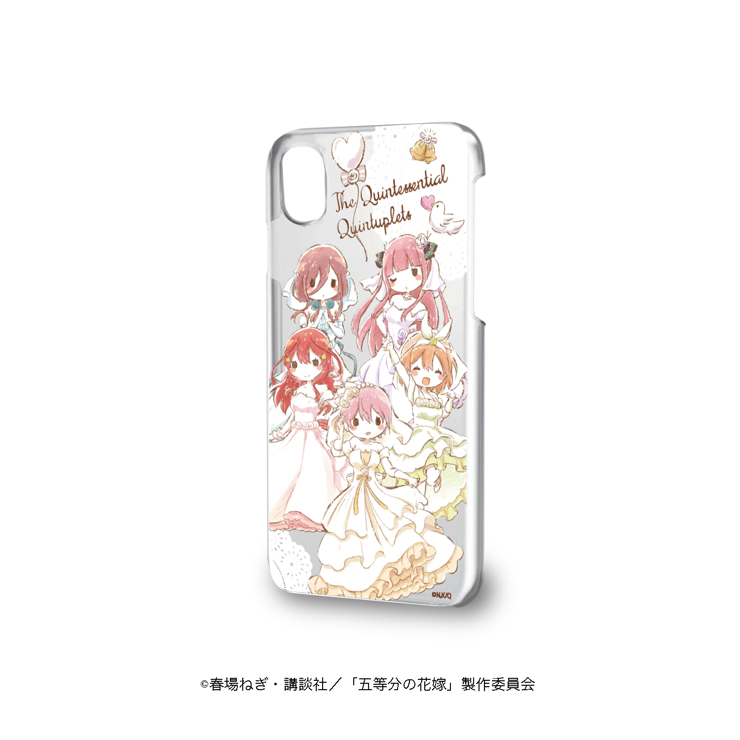 五等分の花嫁_ハードケース(iPhoneX/XS兼用)02/集合デザイン 花嫁ver.(グラフアート)