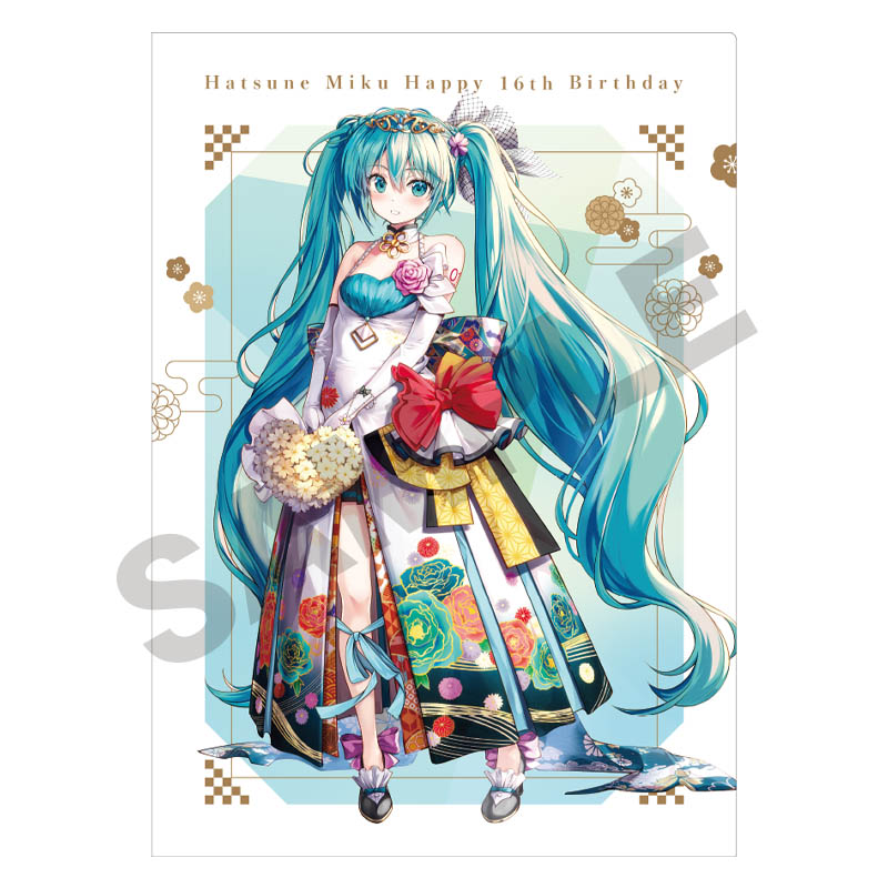 初音ミク_シングルクリアファイル バースデー | 公式グッズ・公式