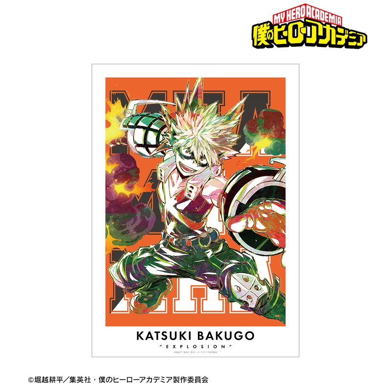 僕のヒーローアカデミア_爆豪勝己 Ani-Art 第3弾 全身ver. A3マット