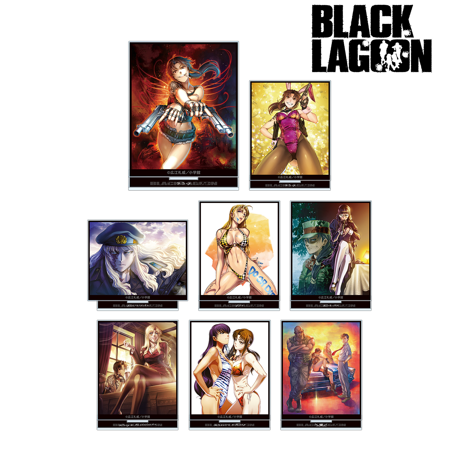 BLACK LAGOON_トレーディング カラーイラスト アクリルスタンド ver.B(単位/BOX)