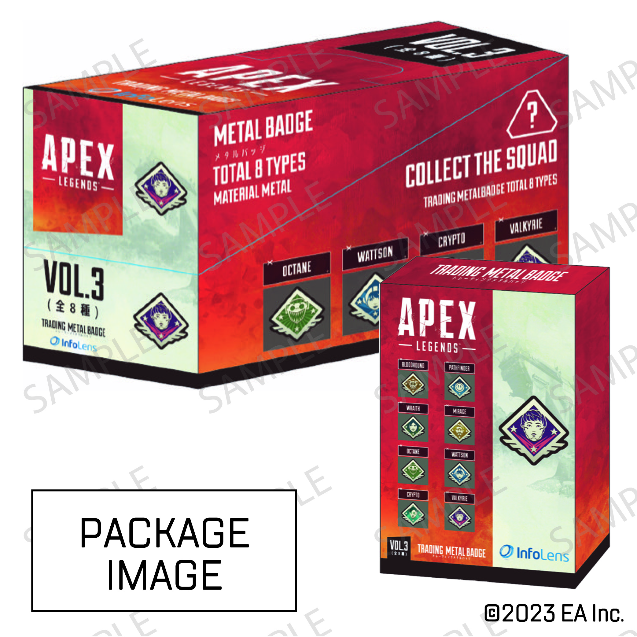 Apex Legends_トレーディングトロフィーメタルバッジ Vol.3