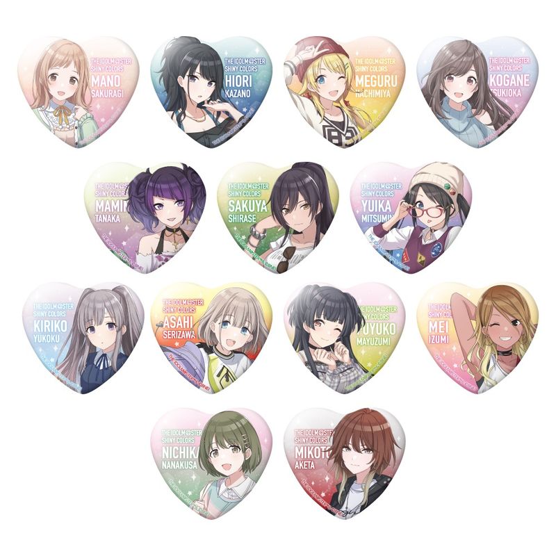 アイドルマスター シャイニーカラーズ_トレーディングハート缶バッジ