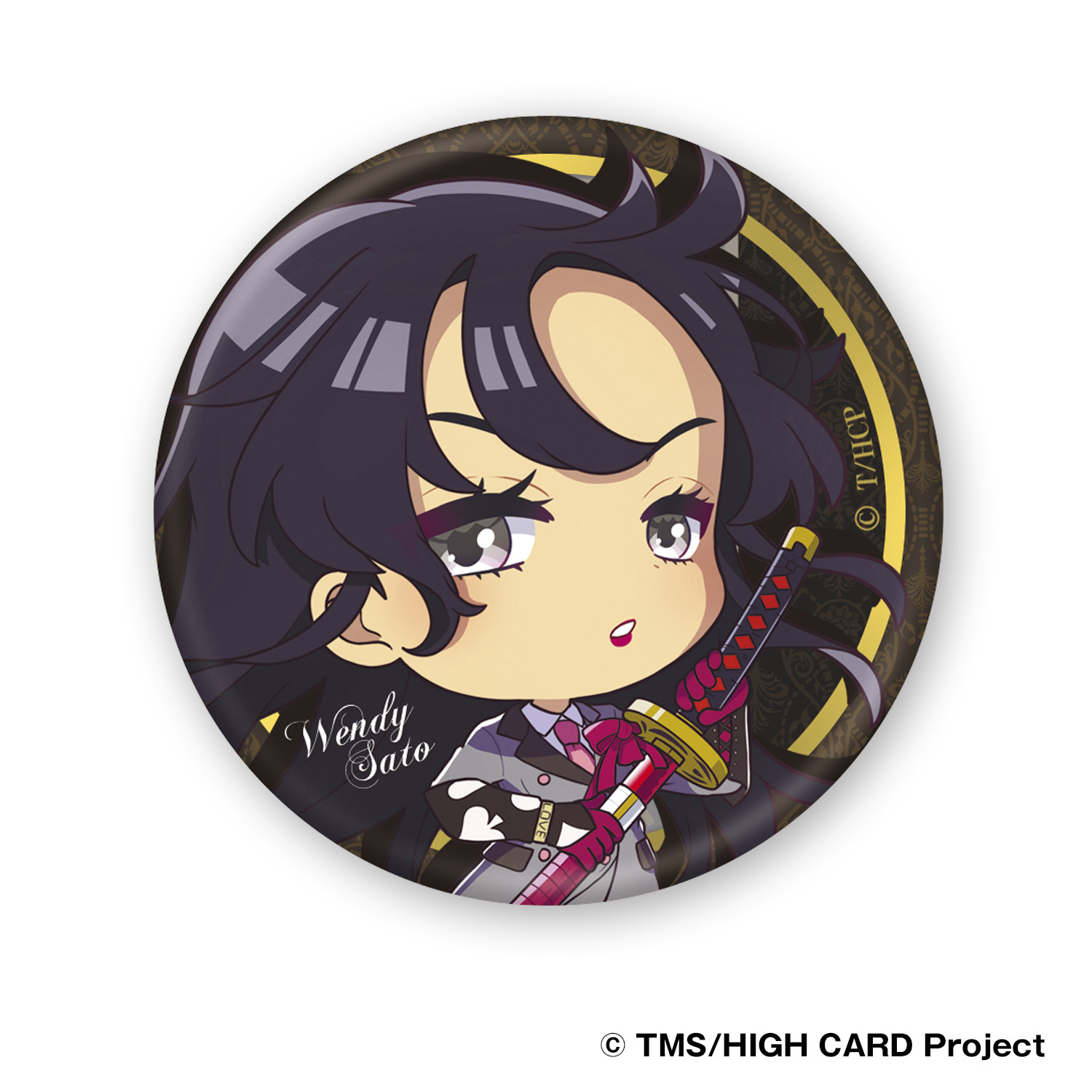 HIGH CARD_缶バッジ_ウェンディ・サトー | 公式グッズ・公式