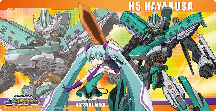 シンカリオン_キャラクター万能ラバーマットスリム H5はやぶさ/発音