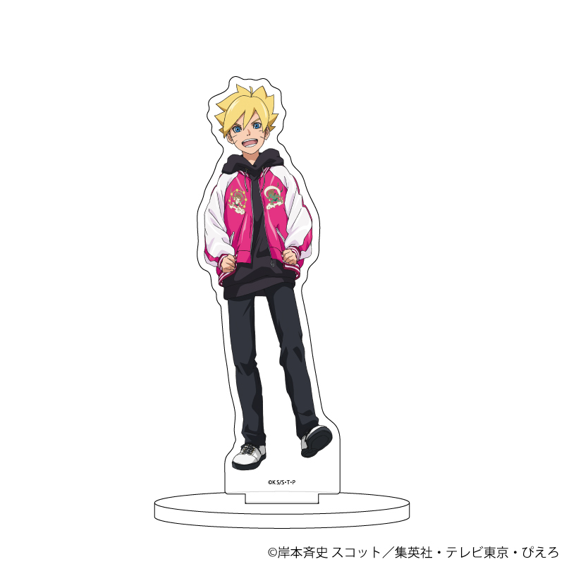 NARUTO＆BORUTO_キャラアクリルフィギュア52/うずまきボルト スカジャンver.(描き下ろしイラスト)