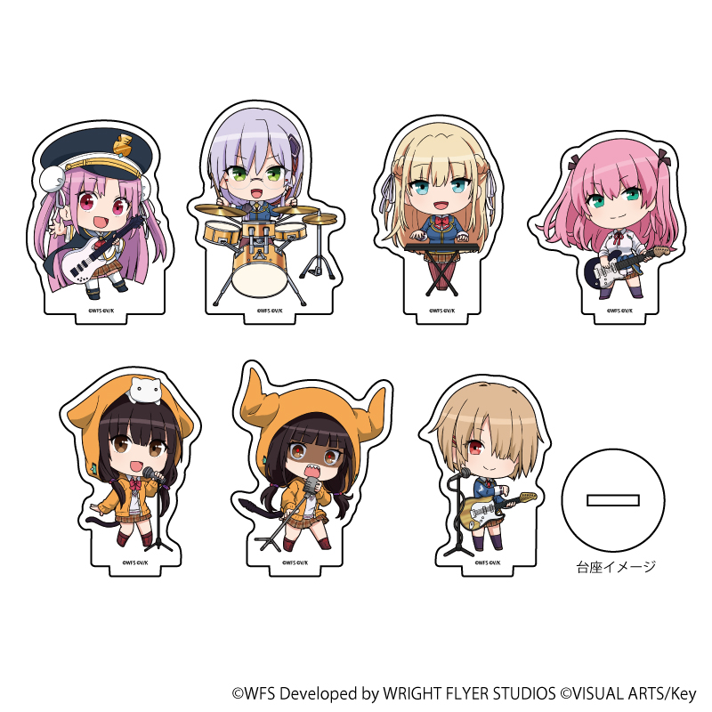 ヘブンバーンズレッド_アクリルぷちスタンド09/ボックス(全7種)第31A部隊 バンドver.(ミニキャライラスト)