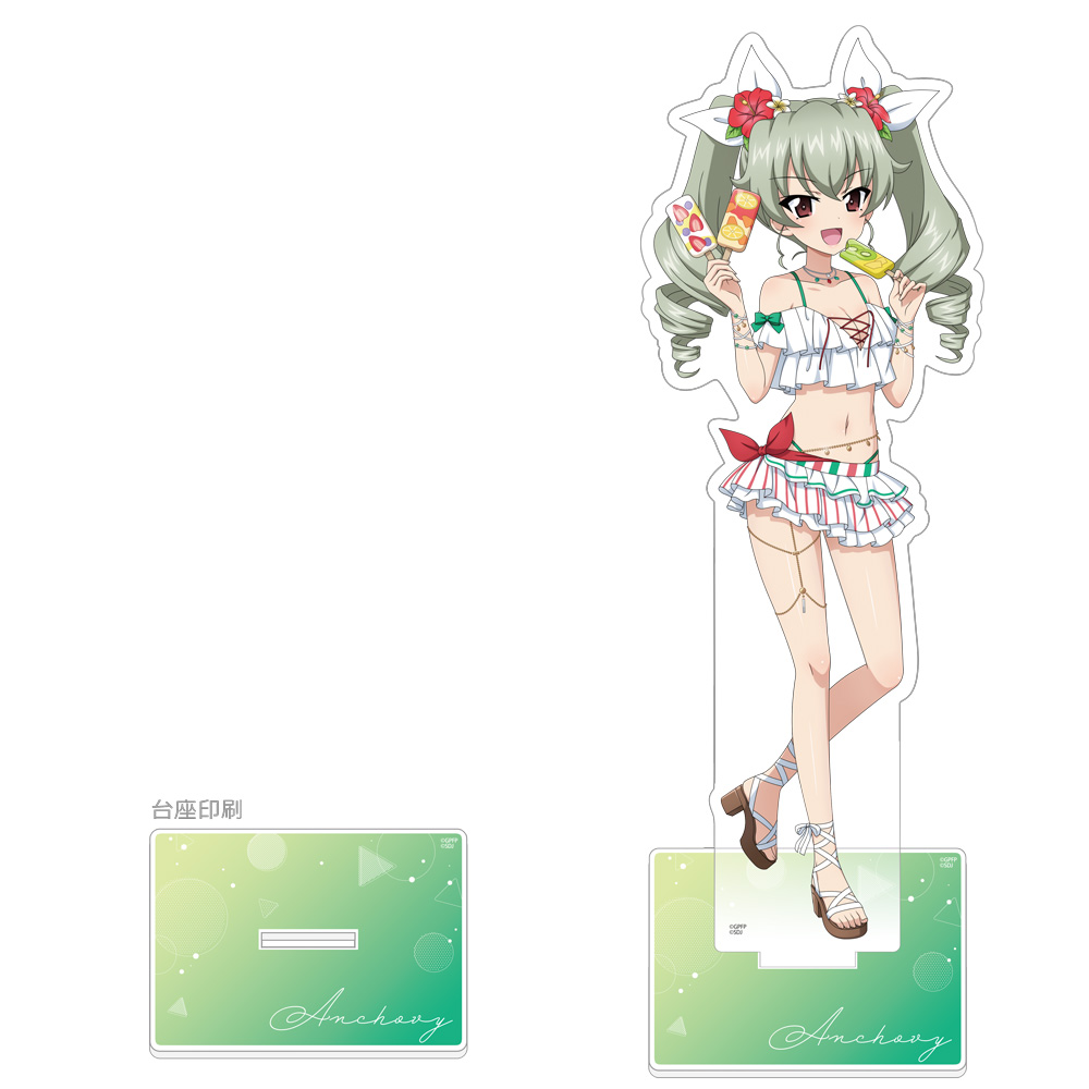 ガールズ&パンツァー_特大アクリルスタンド(アンチョビ/水着2022