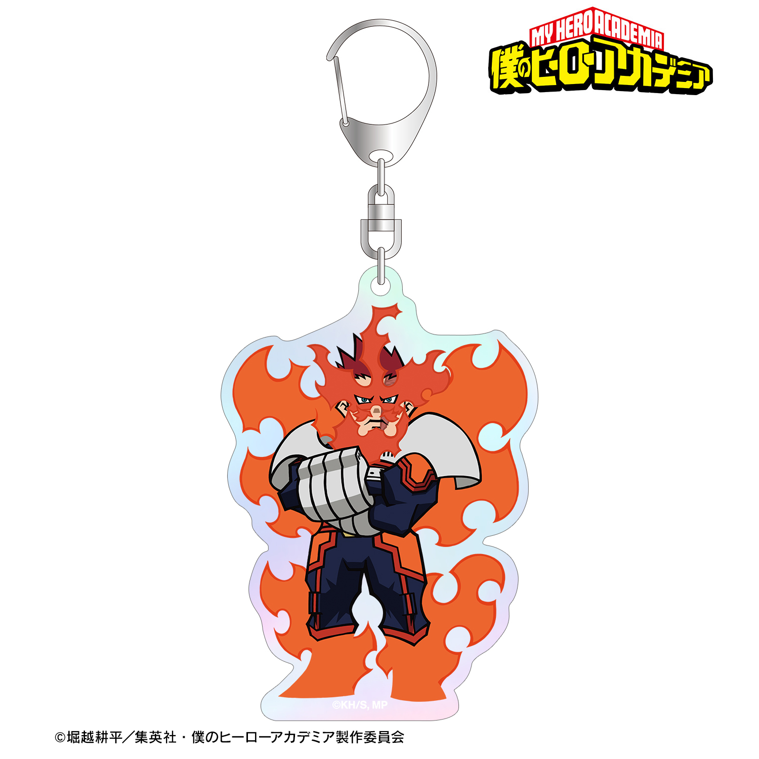 ゴリラ　エンデヴァー　アクリルブロックオーロラ　ヒロアカ　僕のヒーローアカデミア 僕のヒーローアカデミア オーロラアクリルブロック 轟焦凍