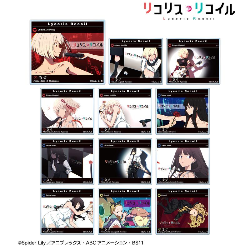 リコリス・リコイル_トレーディングSNS風アクリルカード(単位/BOX