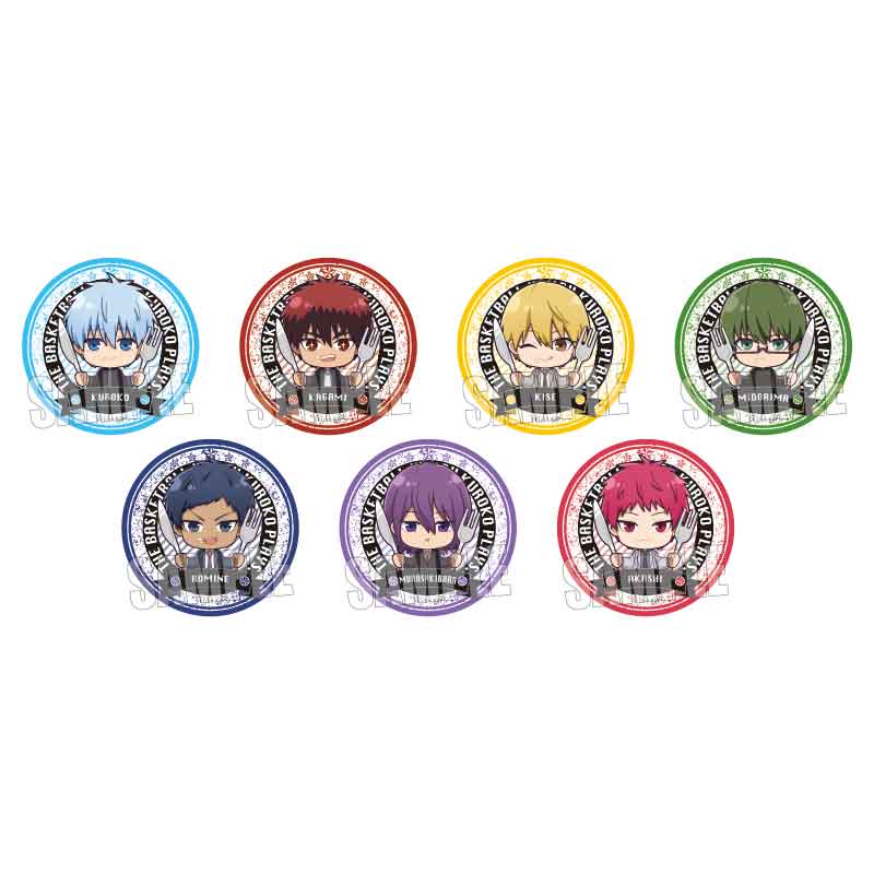 黒子のバスケ_トレーディング缶バッジ/ごちきゃら 1BOX | 公式