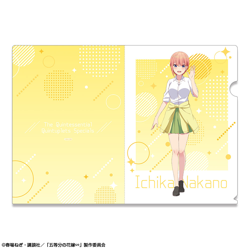 五等分の花嫁∽_クリアファイル デザイン06(中野一花/B)