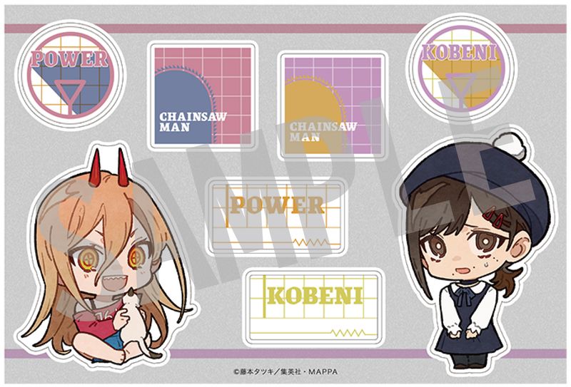 チェンソーマン_ステッカー パワー&コベニ Holiday ver. | チェンソー