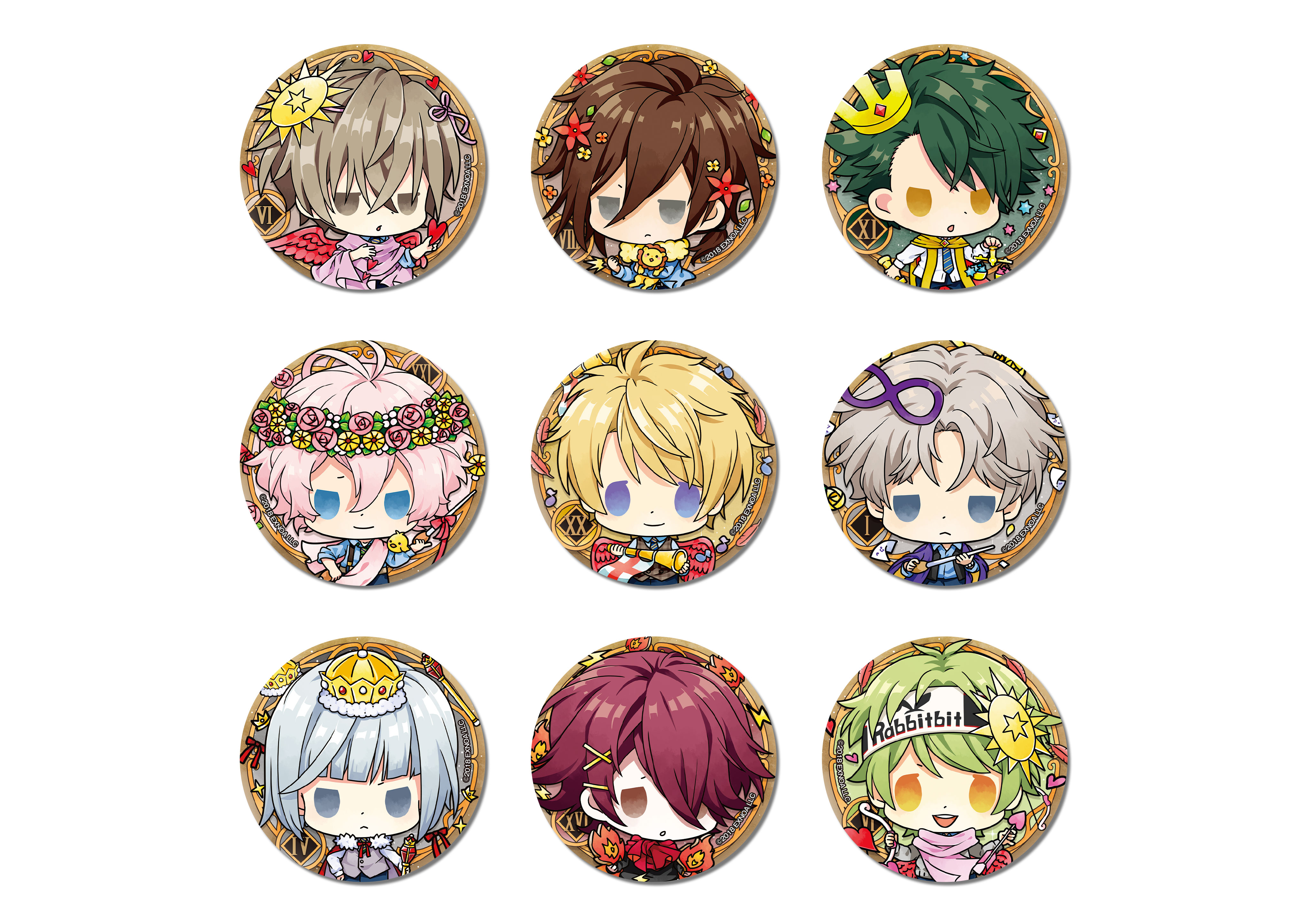 ウインドボーイズ！_タロットモチーフ シークレット缶バッチB 1BOX