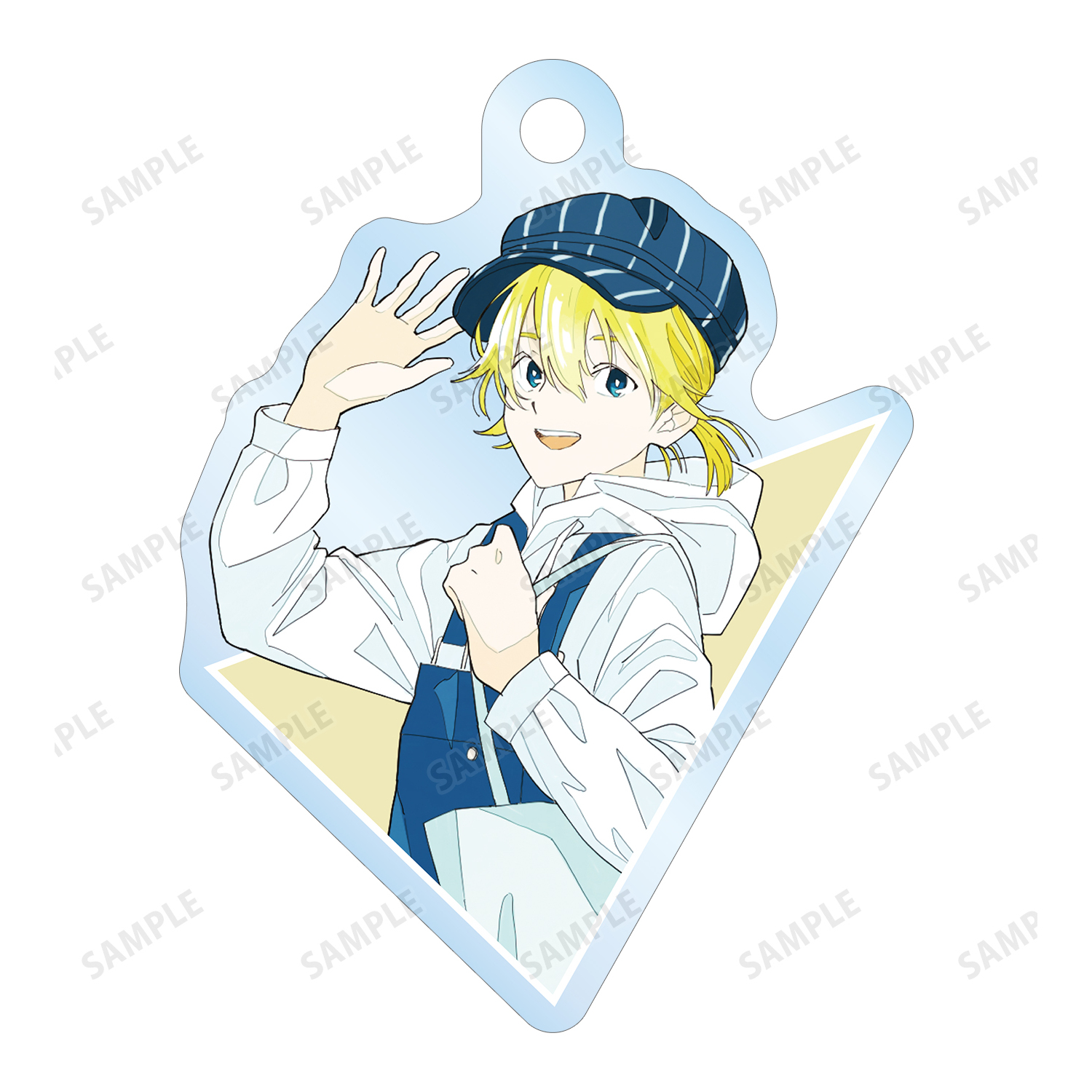 ピアプロキャラクターズ_描き下ろしイラスト 鏡音レン 初夏のお出かけver. Art by かとうれい 2連ワイヤーアクリルキーホルダー 公式グッズ・公式ライセンス商品専門サイト colleize(コレイズ) 鏡音リン アクリルキーホルダー 鏡音レン アクリルプレート