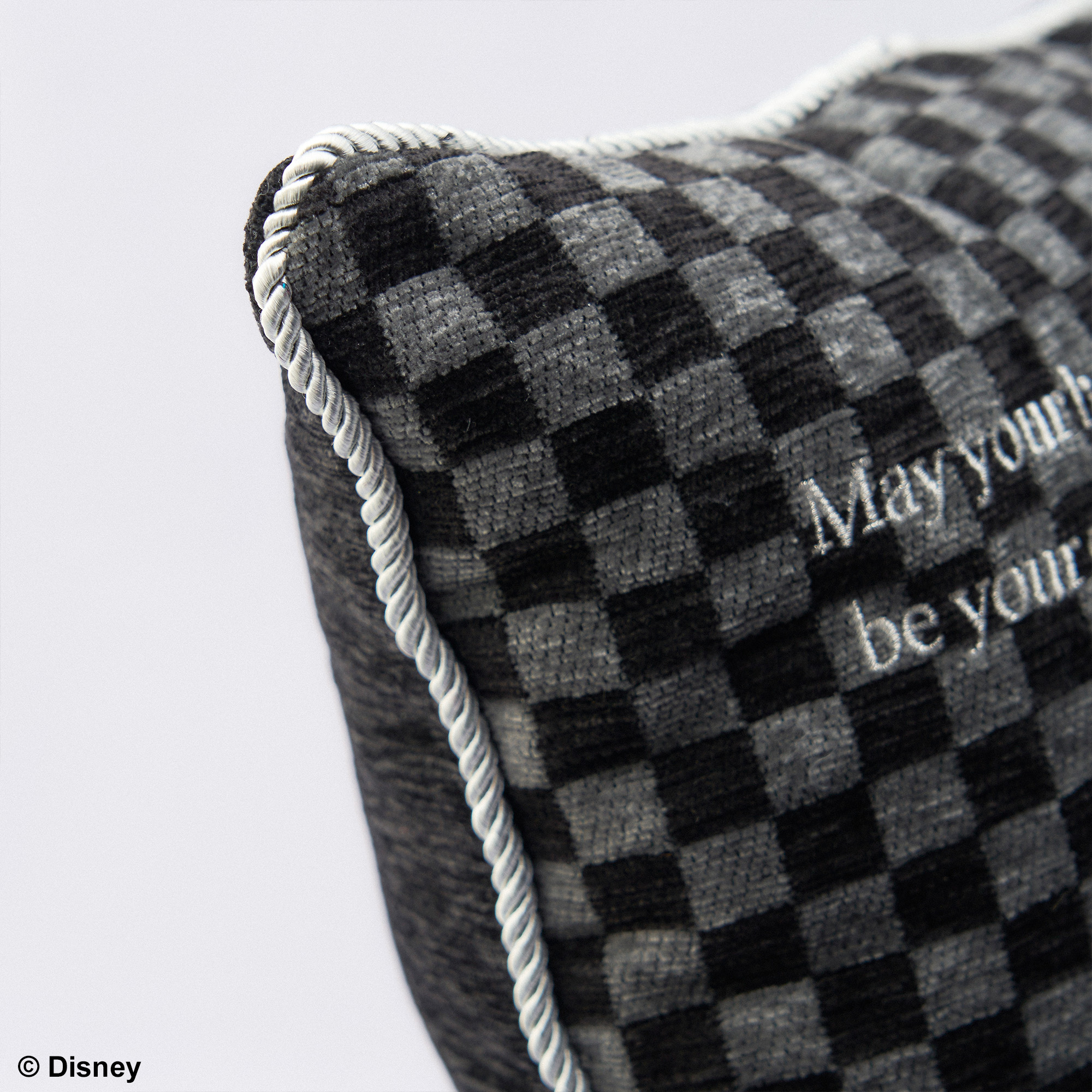 未開封】キングダムハーツ モノグラム柄ハンカチ2種&クッションカバー