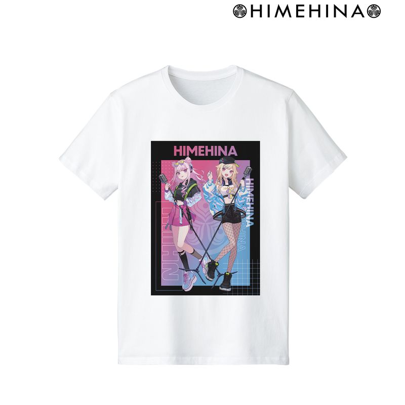 HIMEHINA タワレコ キャラクターTシャツ XL 田中ヒメ　鈴木ヒナ ヒメヒナ_描き下ろしイラスト HIMEHINA POP ver. Tシャツメンズ(サイズ