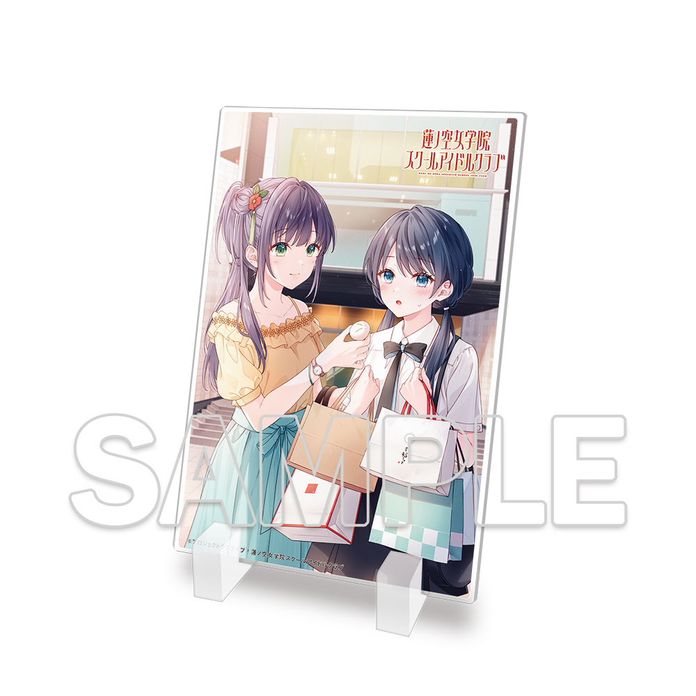 蓮ノ空女学院スクールアイドルクラブ_ミニアクリルプレート さやか&梢 