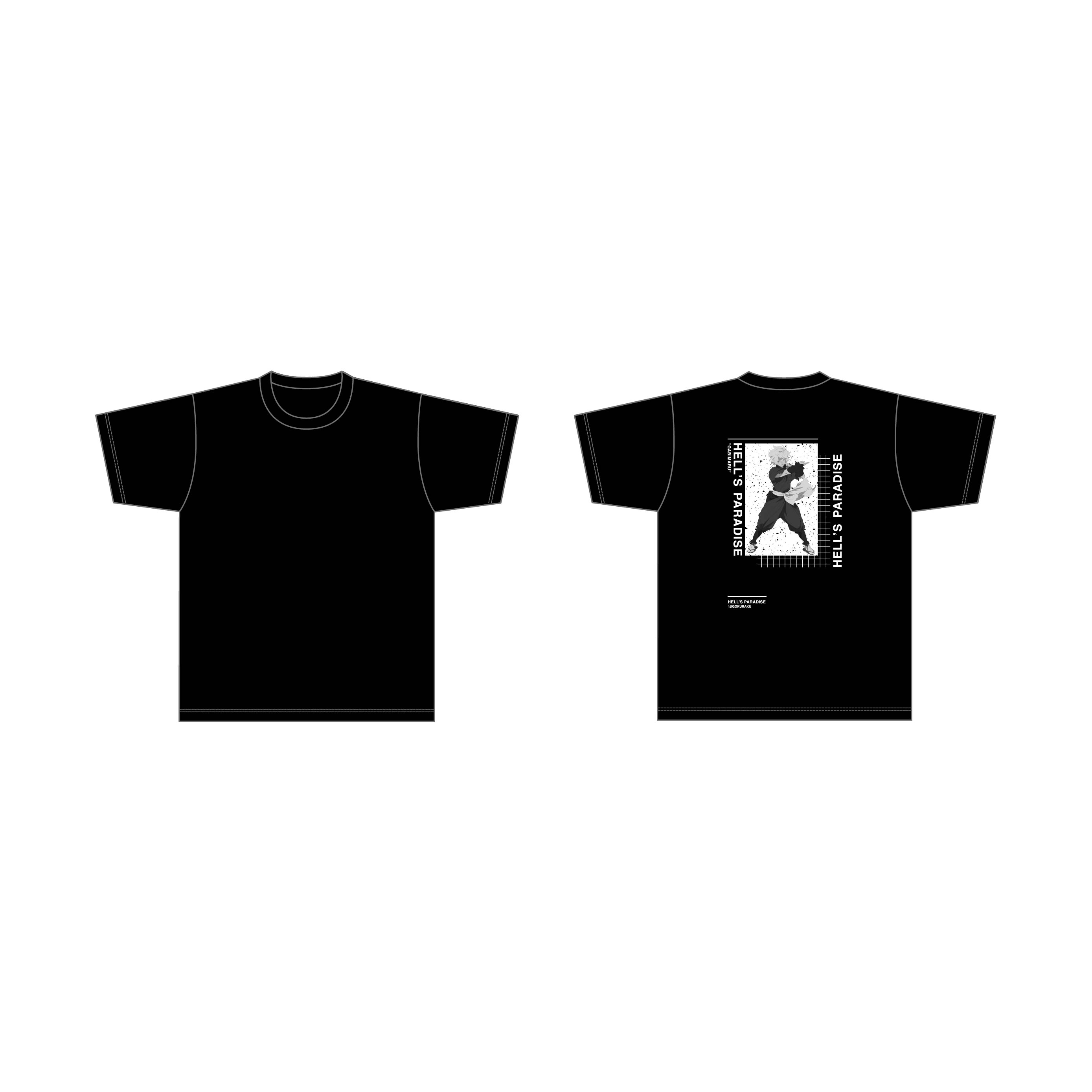 地獄楽_Tシャツ 黒 Lサイズ