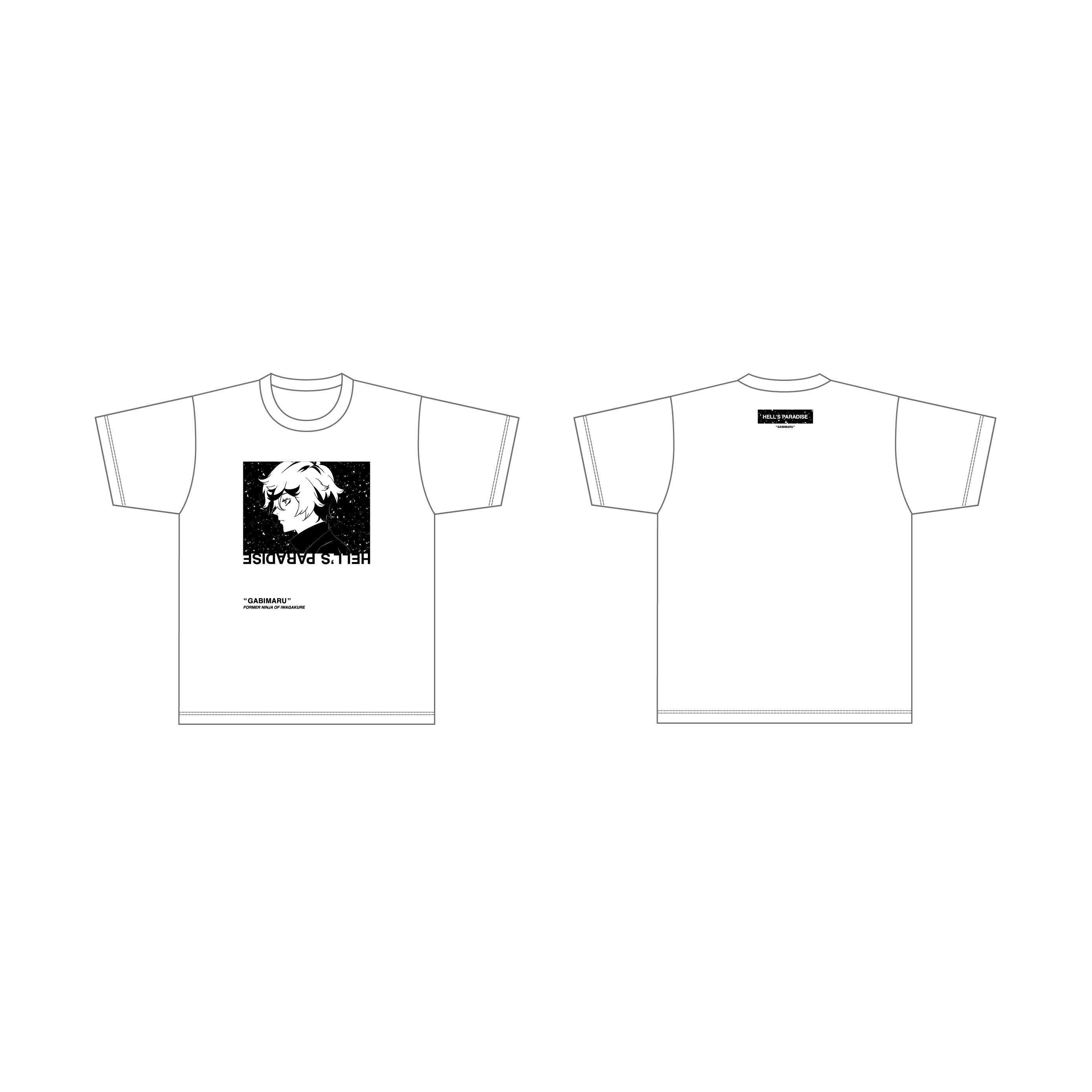 地獄楽_Tシャツ 白 Lサイズ