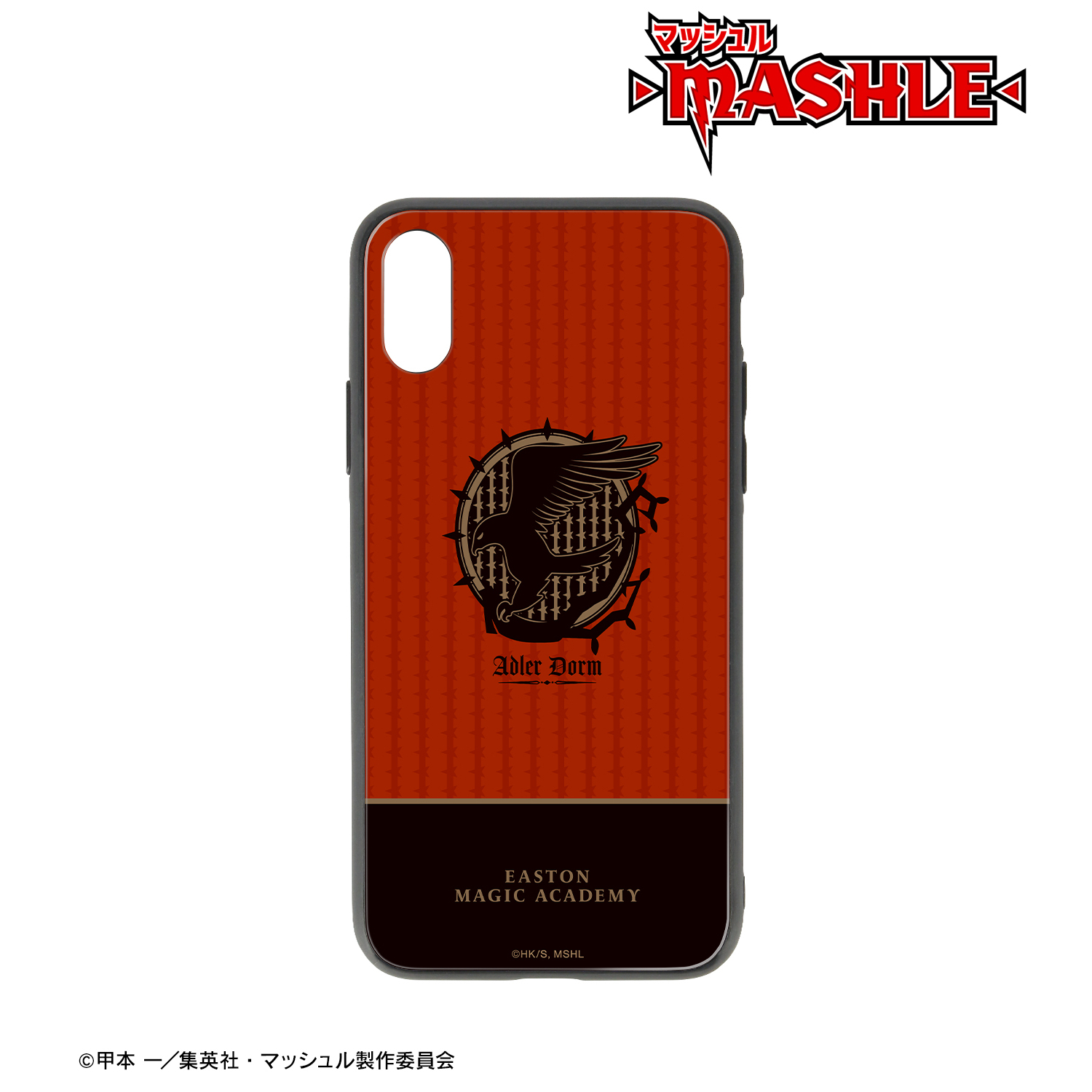 マッシュル-MASHLE-_イーストン魔法学校 アドラ寮 強化ガラスiPhoneケース(対象機種/iPhone 12/12 Pro)