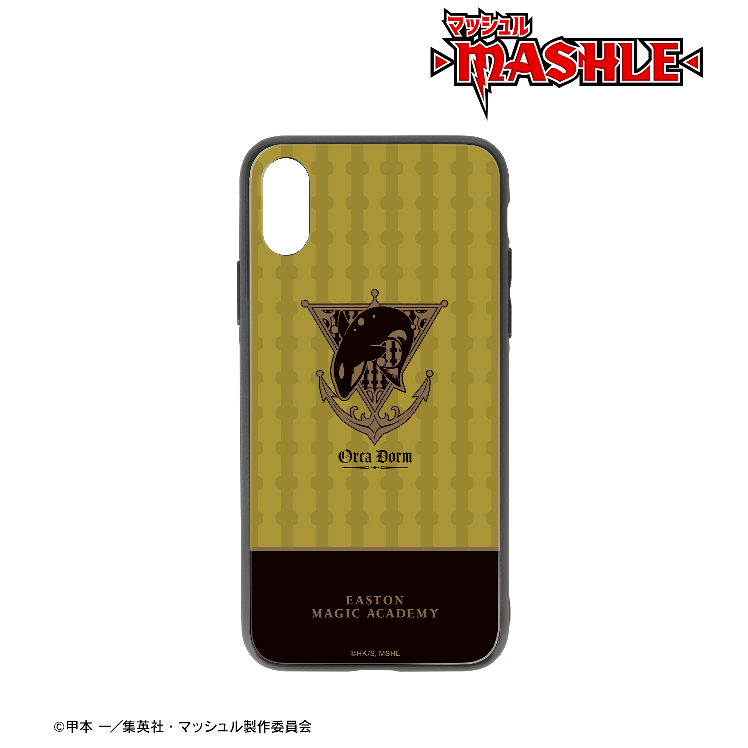 マッシュル-MASHLE-_イーストン魔法学校 オルカ寮 強化ガラスiPhoneケース(対象機種/iPhone 7/8/SE2/SE3)