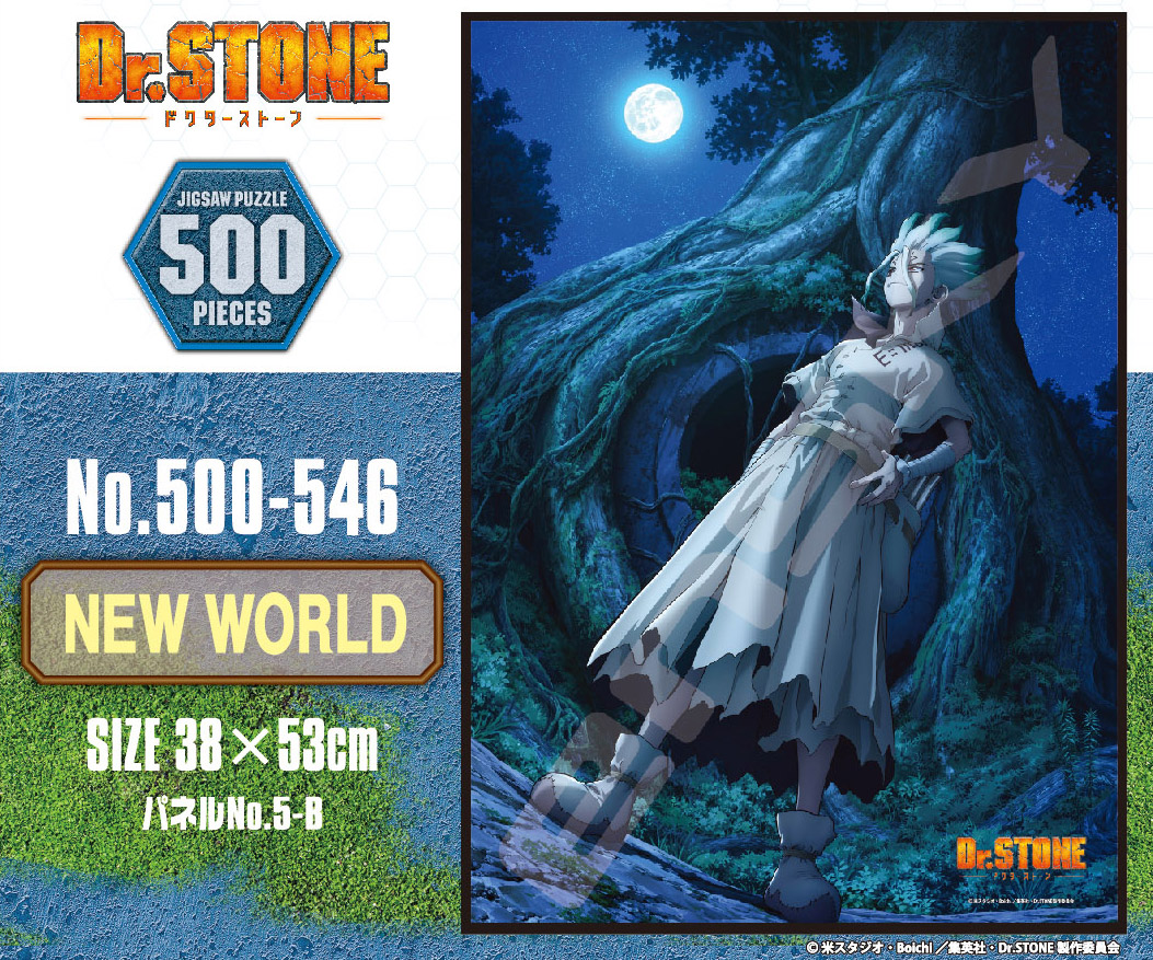 Dr.STONE_ジグソーパズル 500ピース 500-546 NEW WORLD | j-hobby