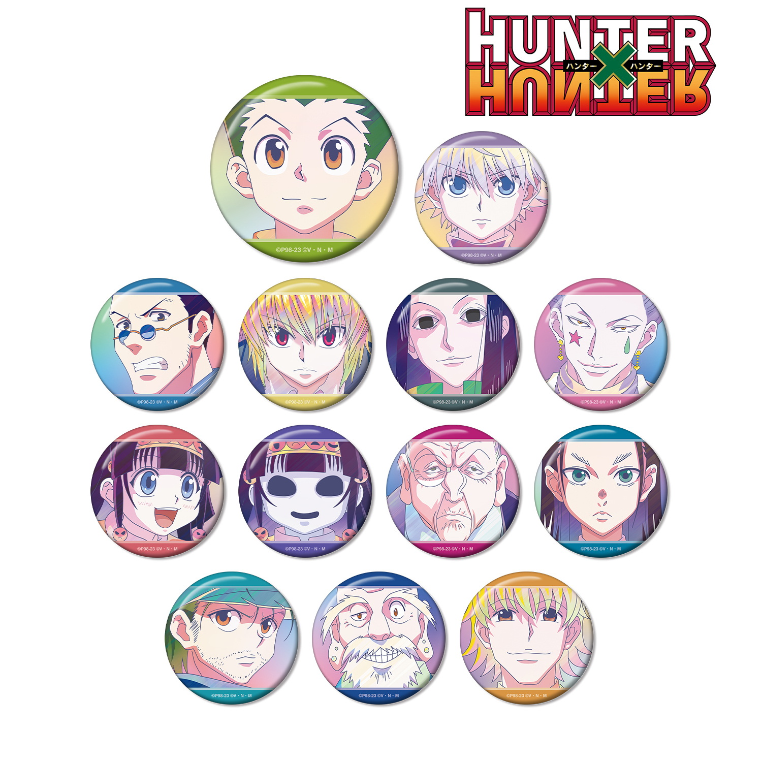 HUNTER×HUNTER_トレーディング Ani-Art clear label 第3弾 缶バッジ(単位/BOX)