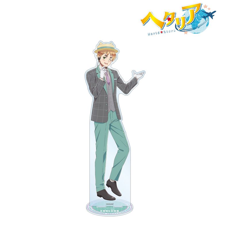 ヘタリア イギリス 特大アクリルスタンド 2種 ヘタリア World☆Stars_描き下ろしイラスト イギリス 遊園地ver. 特大