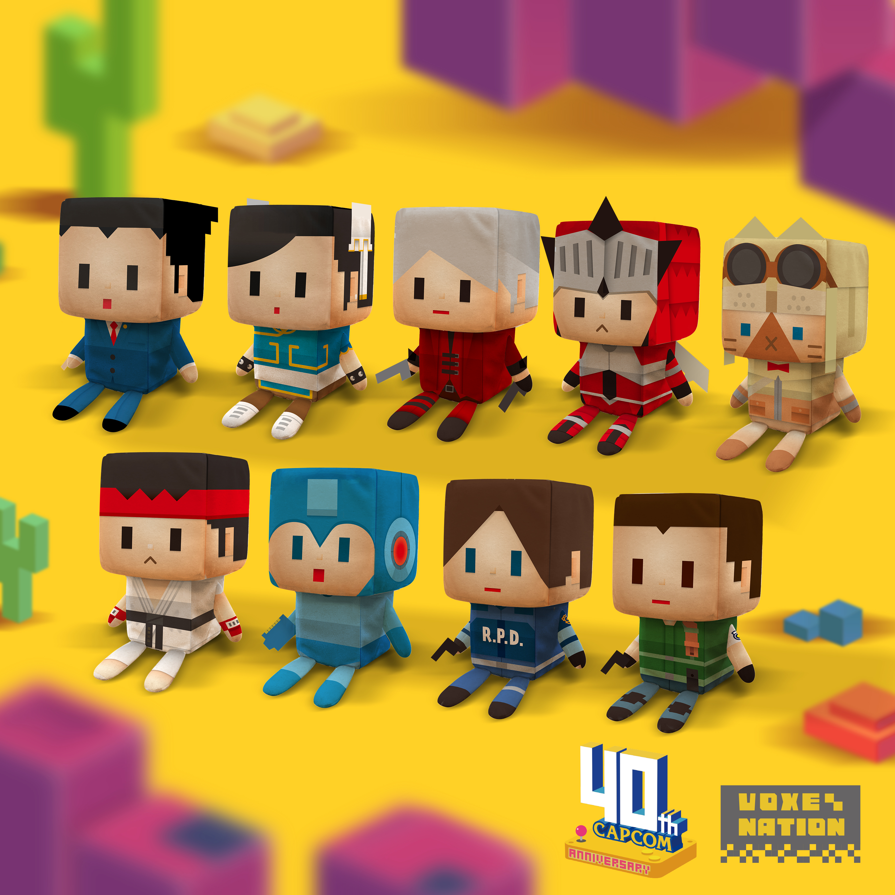 大特価 pop ストリートファイター_VOXENATION ぬいぐるみ CAPCOM40th/リュウ K-POP・アジア