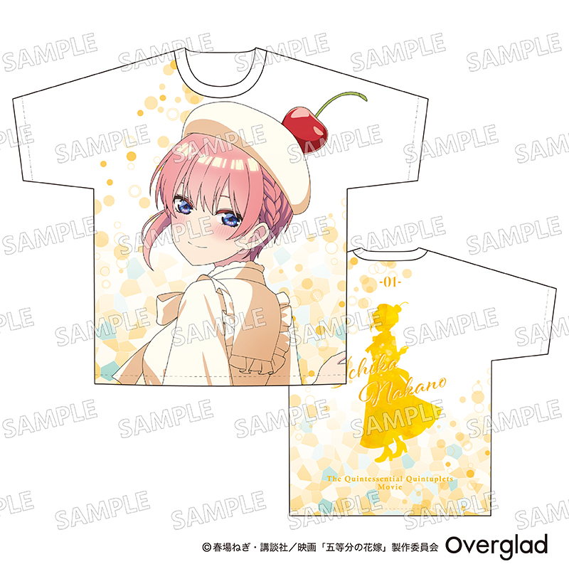 五等分の花嫁_フルグラフィックTシャツ L クリームソーダVer. 中野一花