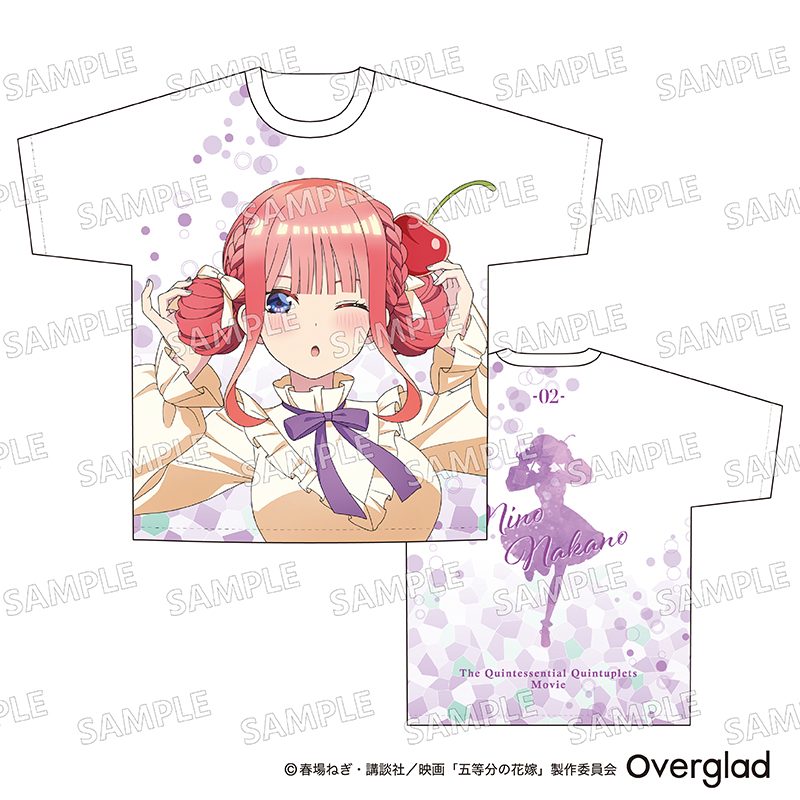 五等分の花嫁_フルグラフィックTシャツ L クリームソーダVer. 中野二乃