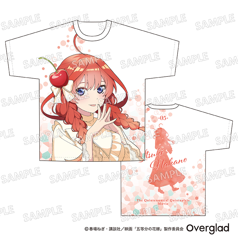 五等分の花嫁_フルグラフィックTシャツ XL クリームソーダVer. 中野五月