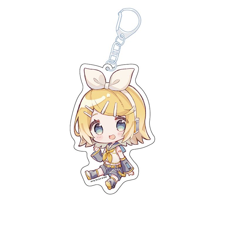 ピアプロキャラクターズ_ぺたん娘アクリルキーホルダー 鏡音リン