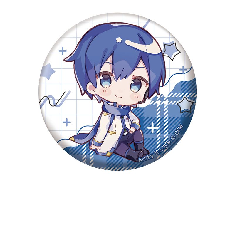 ピアプロキャラクターズ_ぺたん娘缶バッジ KAITO | 初音ミク シリーズ