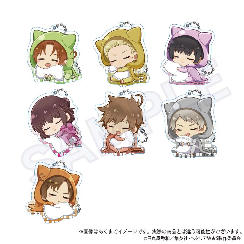 ヘタリアWorld☆Stars_はぐっとないと トレーディングアクリル