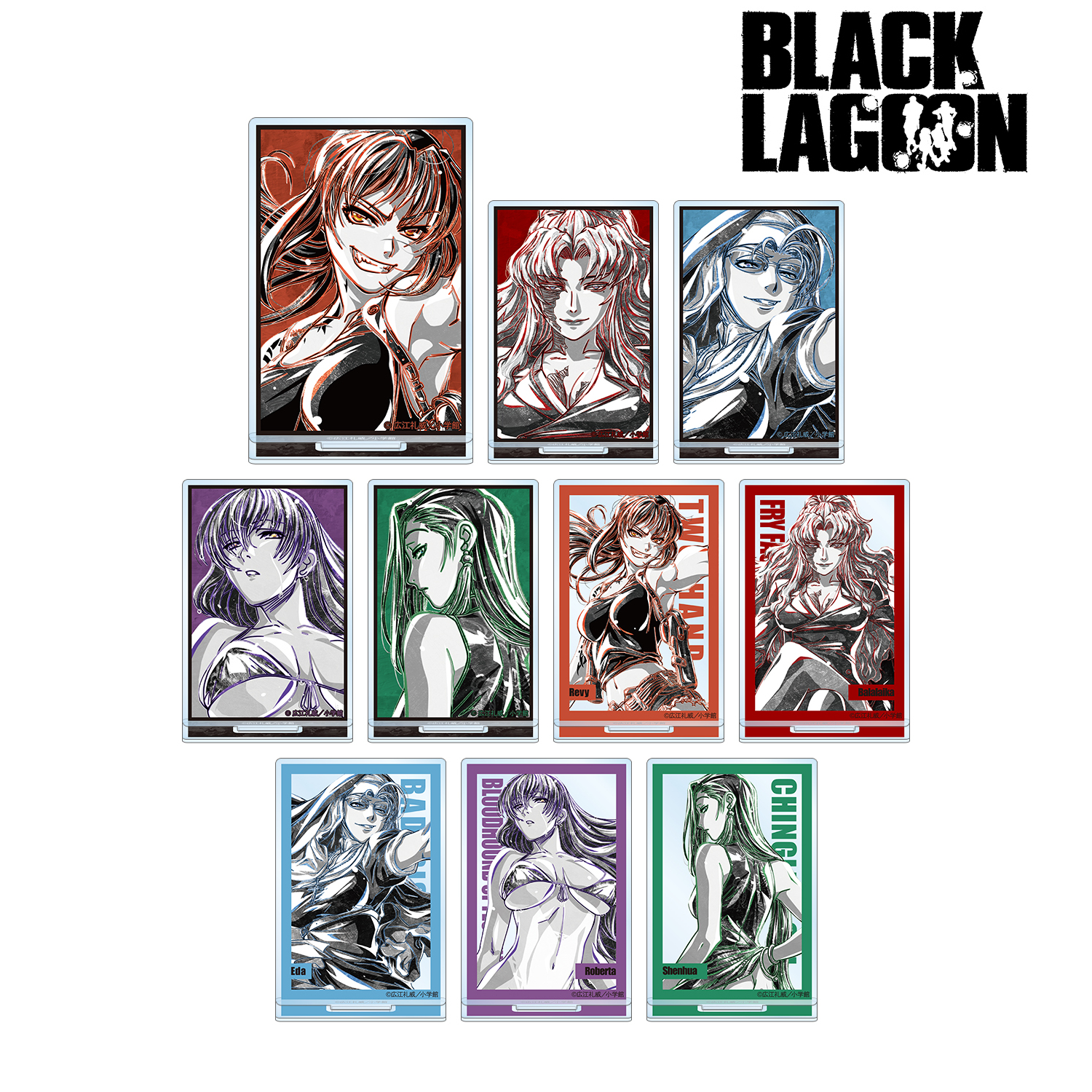 BLACK LAGOON_トレーディング Ani-Art BLACK LABEL アクリルスタンド(単位/BOX)