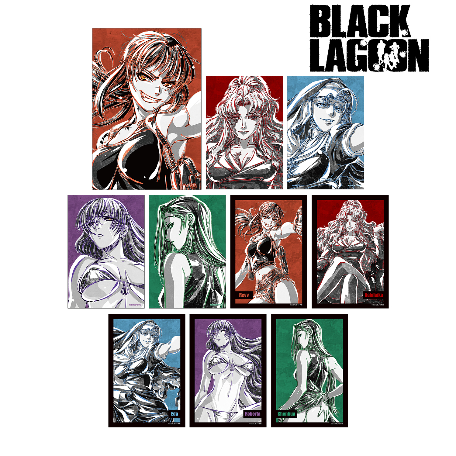 BLACK LAGOON_トレーディング Ani-Art BLACK LABEL クリアカード(単位/BOX)