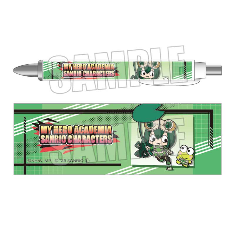 僕のヒーローアカデミア ヒロアカ×サンリオキャラクターズ２_ボールペン/蛙吹梅雨・けろけろけろっぴ