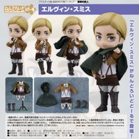 （新品未開封）進撃の巨人　エレン　リヴァイ　エルヴィン　ねんどろいど3体セット 進撃の巨人_ねんどろいどどーる エルヴィン・スミス | 進撃の巨人公式