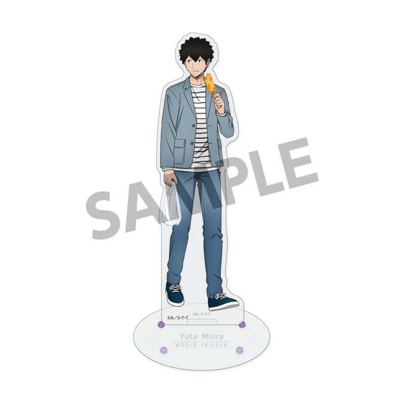 ワールドトリガー_描き下ろしアクリルフィギュア 三浦雄太 日常 ver.