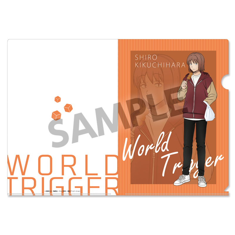 ワールドトリガー_描き下ろしクリアファイル 菊地原士郎 日常 ver.