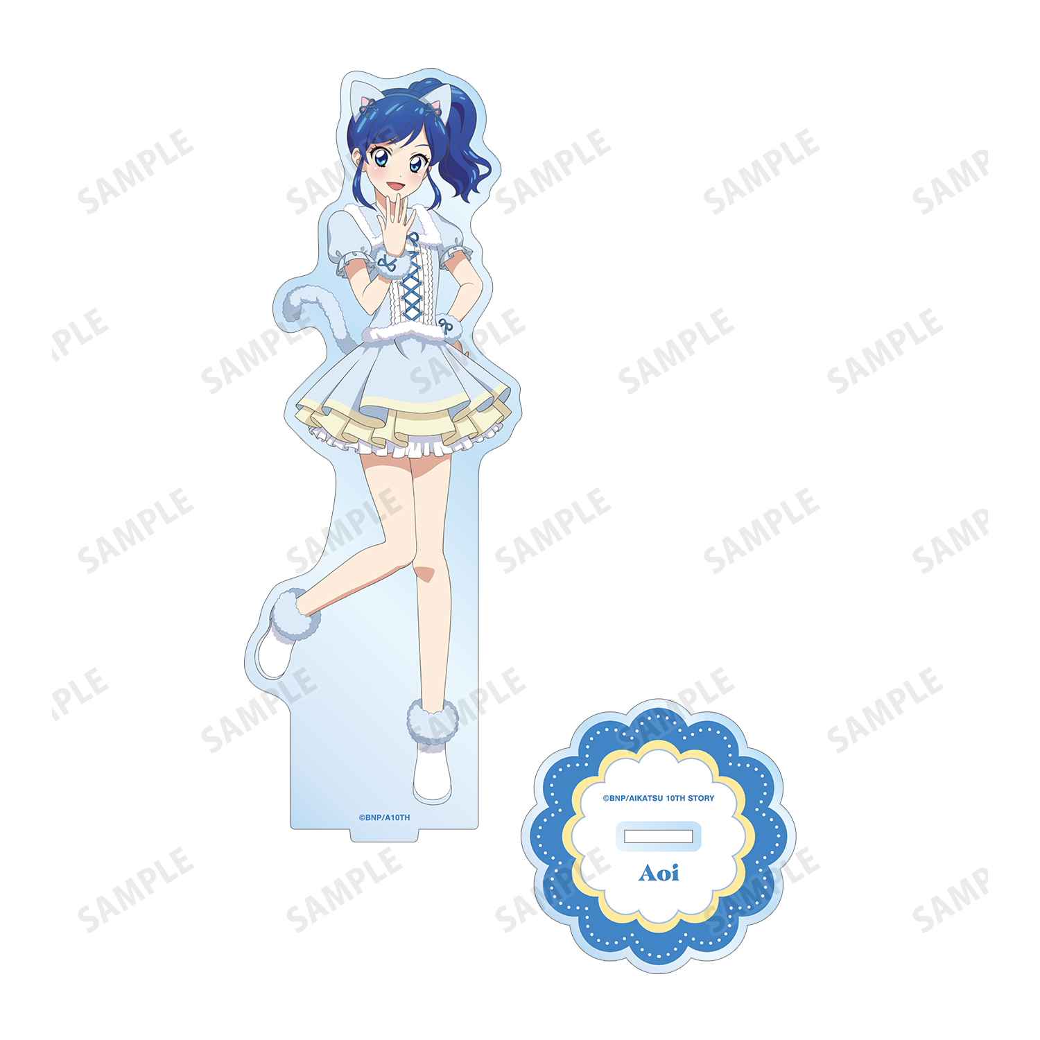 アイカツ霧矢あおいstageアクリルスタンド。アイカツフォトカツ。 Lucrea（ルクリア） アイカツ！ 霧矢あおい ブルーステージ