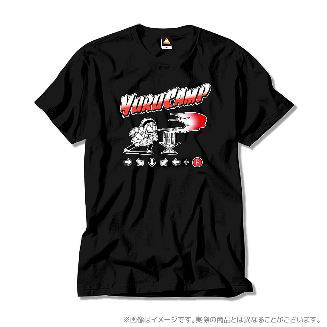 ゆるキャン△_なでしこファイヤーTシャツ XL