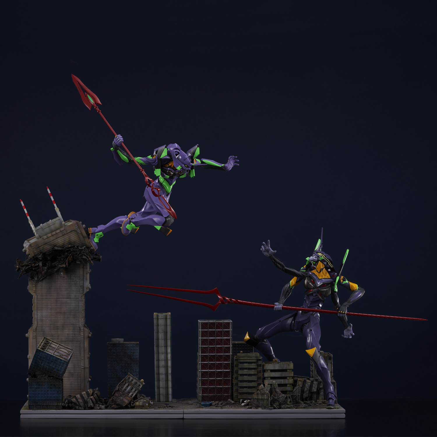 エヴァンゲリオン第13号機　プラモデル　ジオラマ　シンジとカヲル　セット エヴァンゲリオン第13号機 プラモデル ジオラマ シンジとカヲル